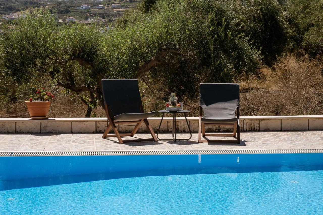 Lefkothea Villas With Large Pool, Bbq & Playground Adelianos Kampos Exteriér fotografie